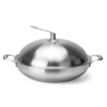 JNC JNC-SWOK38-SS 38厘米 壓紋不銹鋼鑊